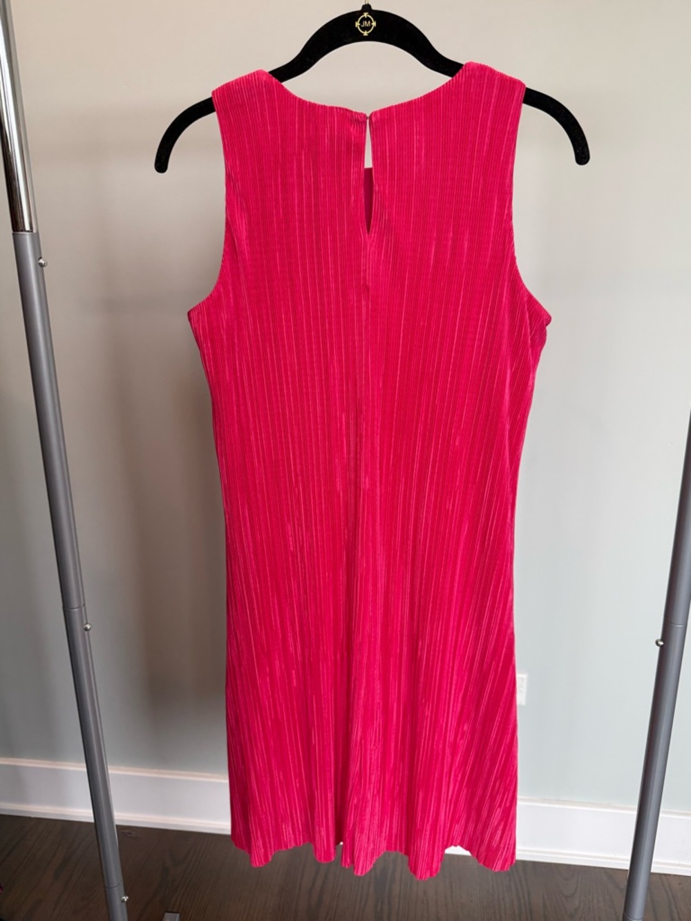 NWT Anne Klein Hot Pink Shift Midi Dress XS - Picture 7 of 9